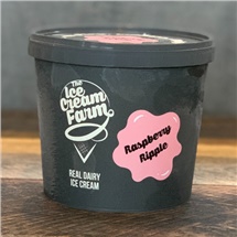 Cheshire Farm Raspberry Ripple Ice Cream 1ltr (COLLECTION ONLY)