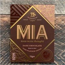 MIA Dark Chocolate Bar 75g