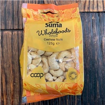 Suma Cashew Nuts 125g