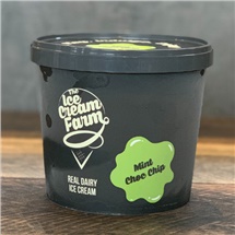 Cheshire Farm Mint Choc Chip Ice Cream 1ltr (COLLECTION ONLY)