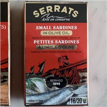 Serrats Small Sardines 118g
